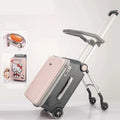 Kids' Lazy Rolling Suitcase, Suitable for Sitting and Riding childrensterritory