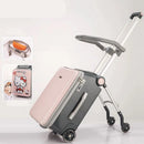 Kids' Lazy Rolling Suitcase, Suitable for Sitting and Riding childrensterritory