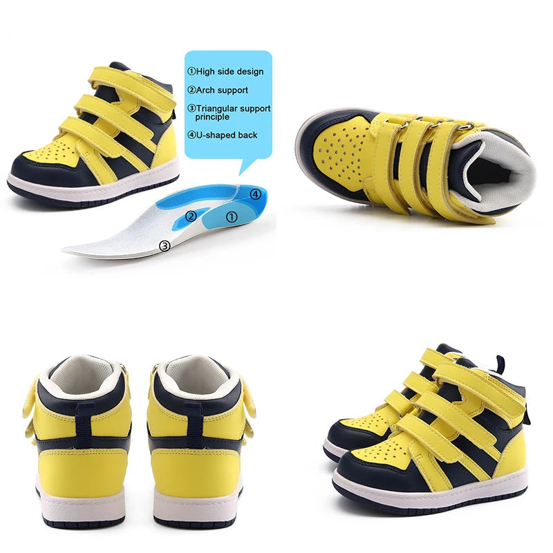 Children's High Top Boots with Arch and Ankle Support