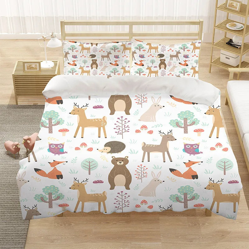 3D Print 2/3 Bedding Set for Kids Bedroom