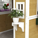 Kids Wooden Playhouse with Windows and Doors for Outdoor childrensterritory