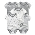 5-pack Baby Boy Summer Rompers