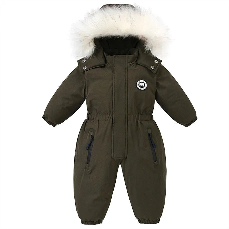 -30 Degree Waterproof Hooded Overall Baby/Kids Ski Suits childrensterritory