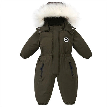 -30 Degree Waterproof Hooded Overall Baby/Kids Ski Suits childrensterritory