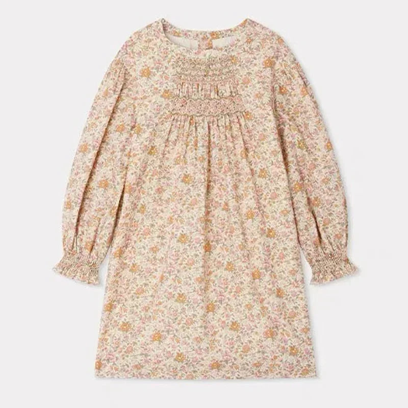 Floral Printed Little Girls&