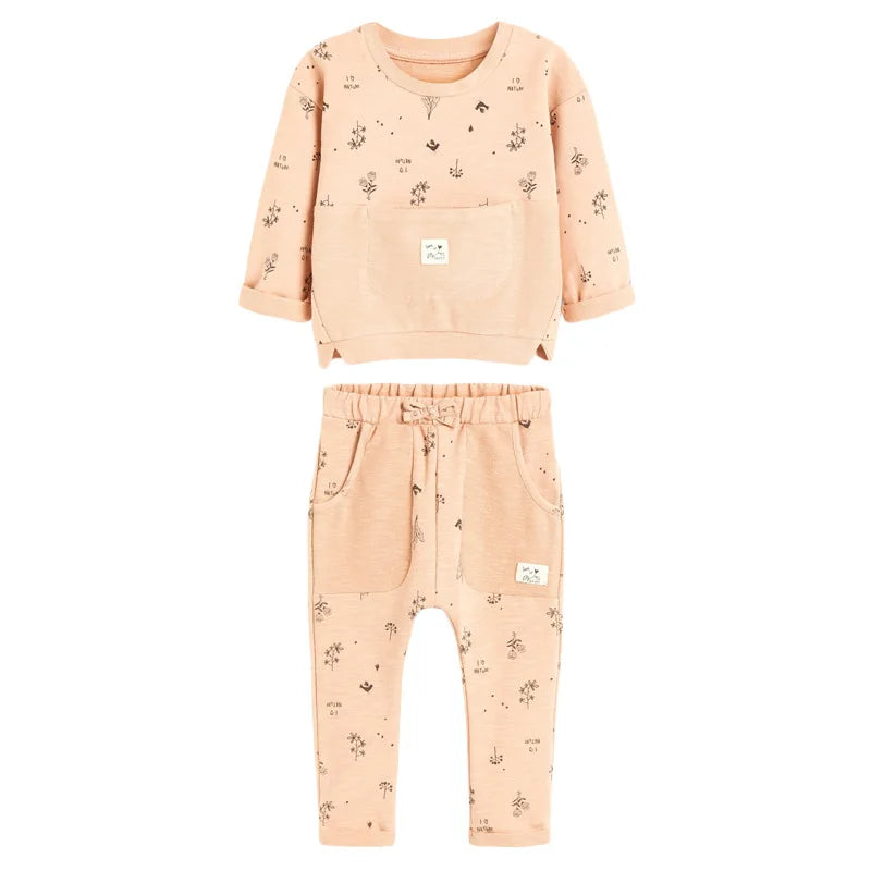 Cartoon Design Hoodies and Soft Pants Warm Outfits for Kids childrensterritory