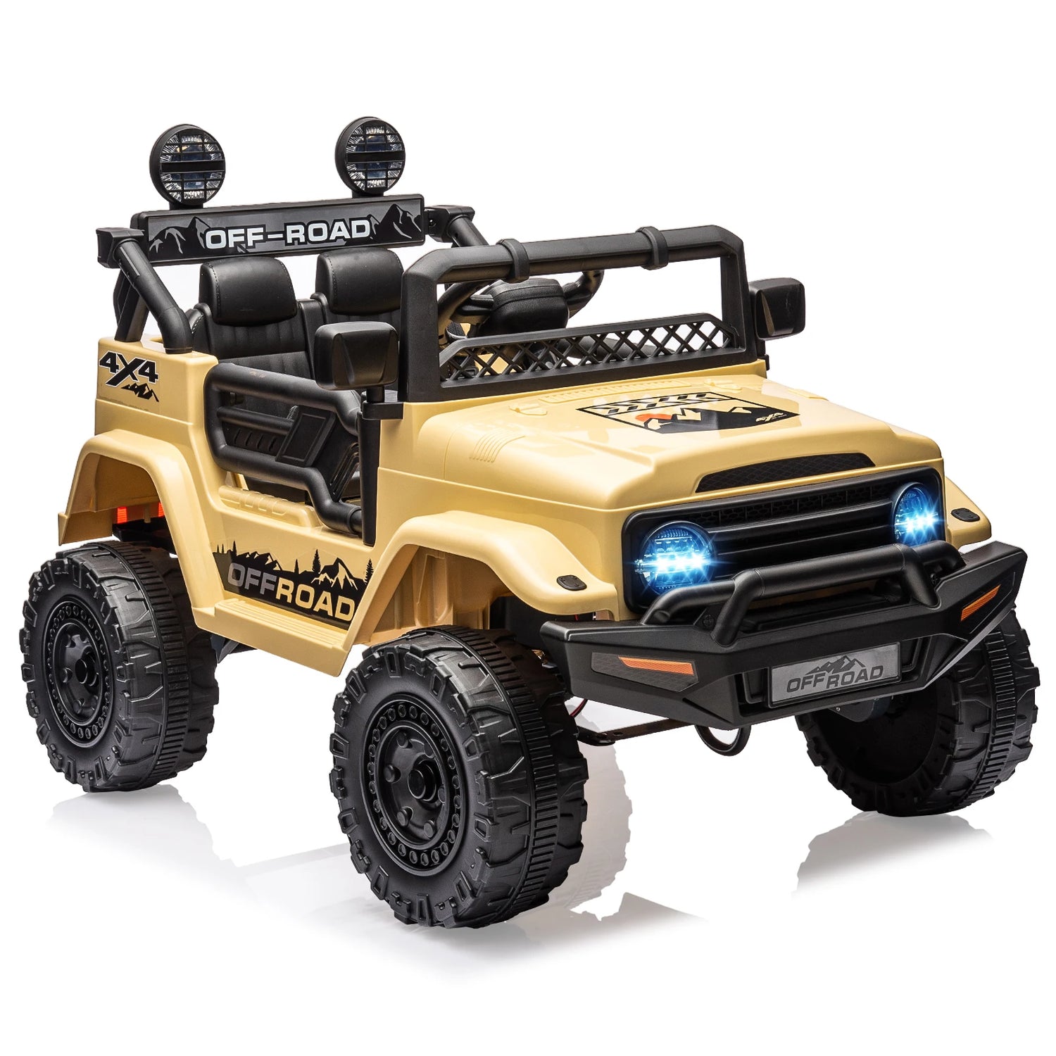 Kids Ride On Remote Control 12V Truck with Led Lights childrensterritory