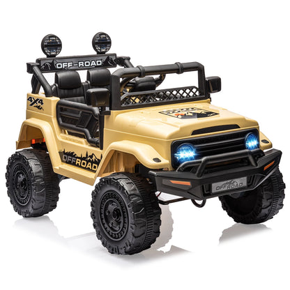 Kids Ride On Remote Control 12V Truck with Led Lights childrensterritory