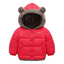 Kids' Solid-Colour Long-Sleeved Winter Jackets childrensterritory