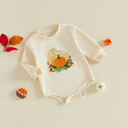 Infant Girl Long Sleeve Halloween Themed Bodysuit