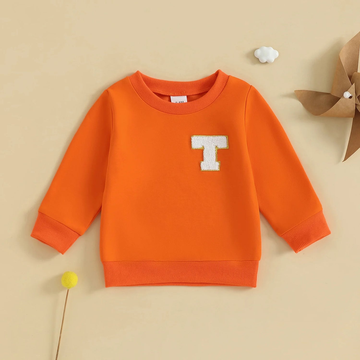 Kids Round Neck Long Sleeves Stylish Winter Sweatshirt