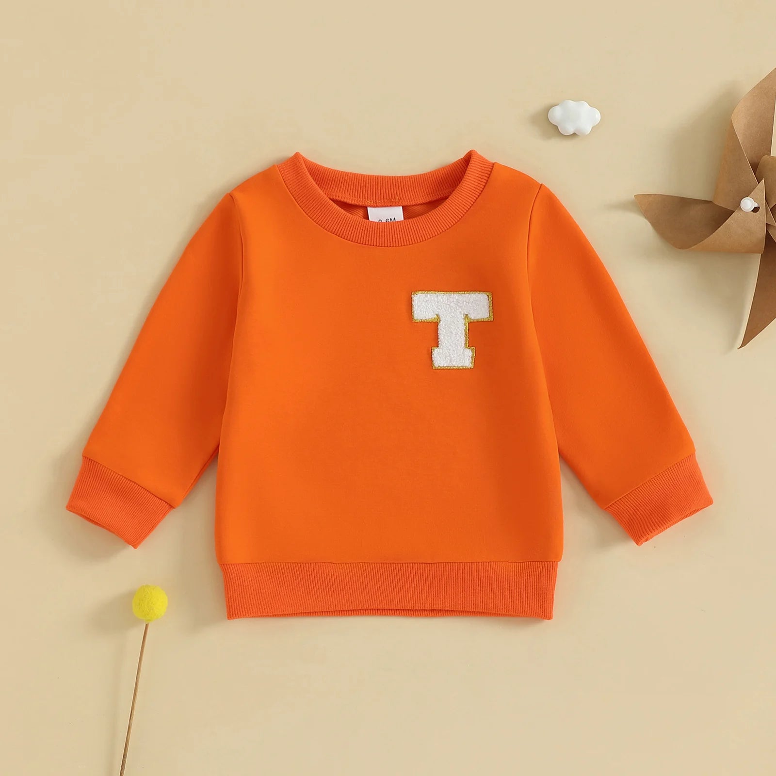 Kids Round Neck Long Sleeves Stylish Winter Sweatshirt