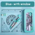 7 Pcs/set Multi-Functional Mathematical Rulers Set childrensterritory