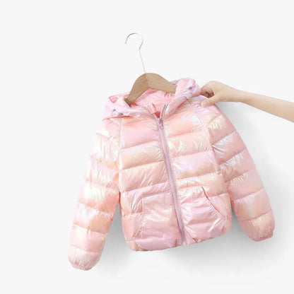 Colorful, Bright Hooded Duck Down Jackets for Babies and Kids childrensterritory