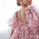Little Girl Butterfly Design Pageant Party Birthday Dresses childrensterritory
