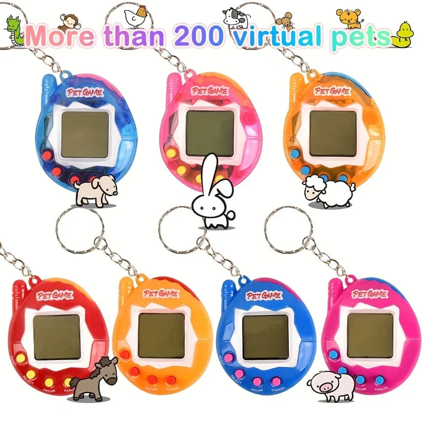 Transparent Electronic Funny Pet Tamagotchi Game