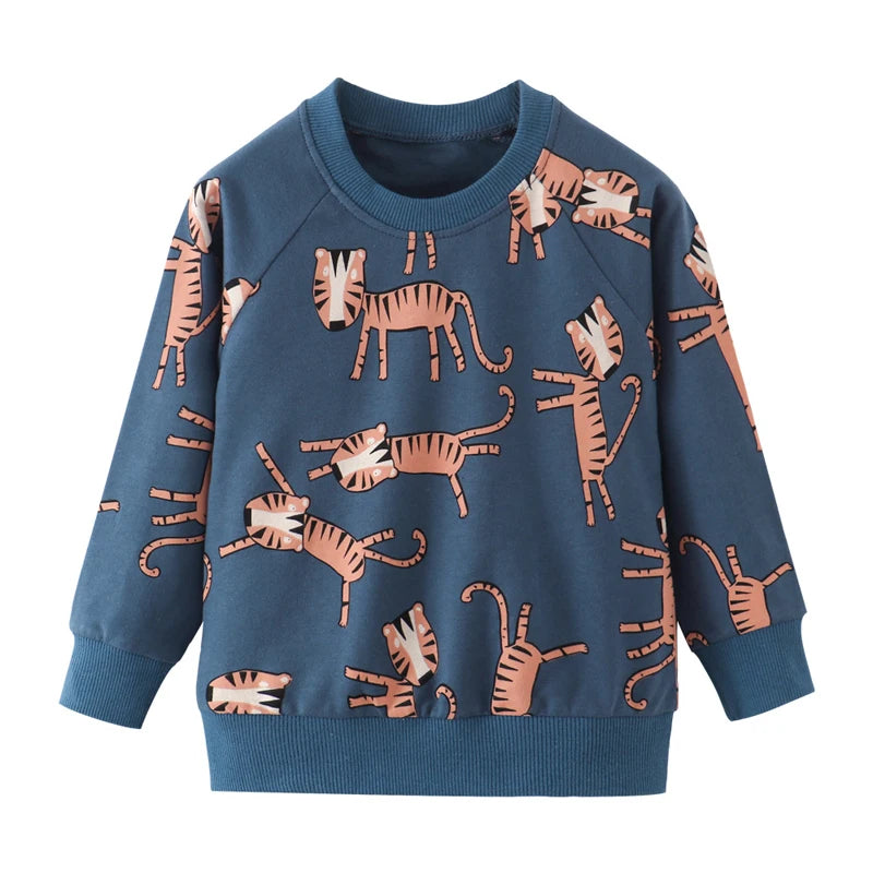 Little Boys Cotton Various Pattern Sweatshirts childrensterritory