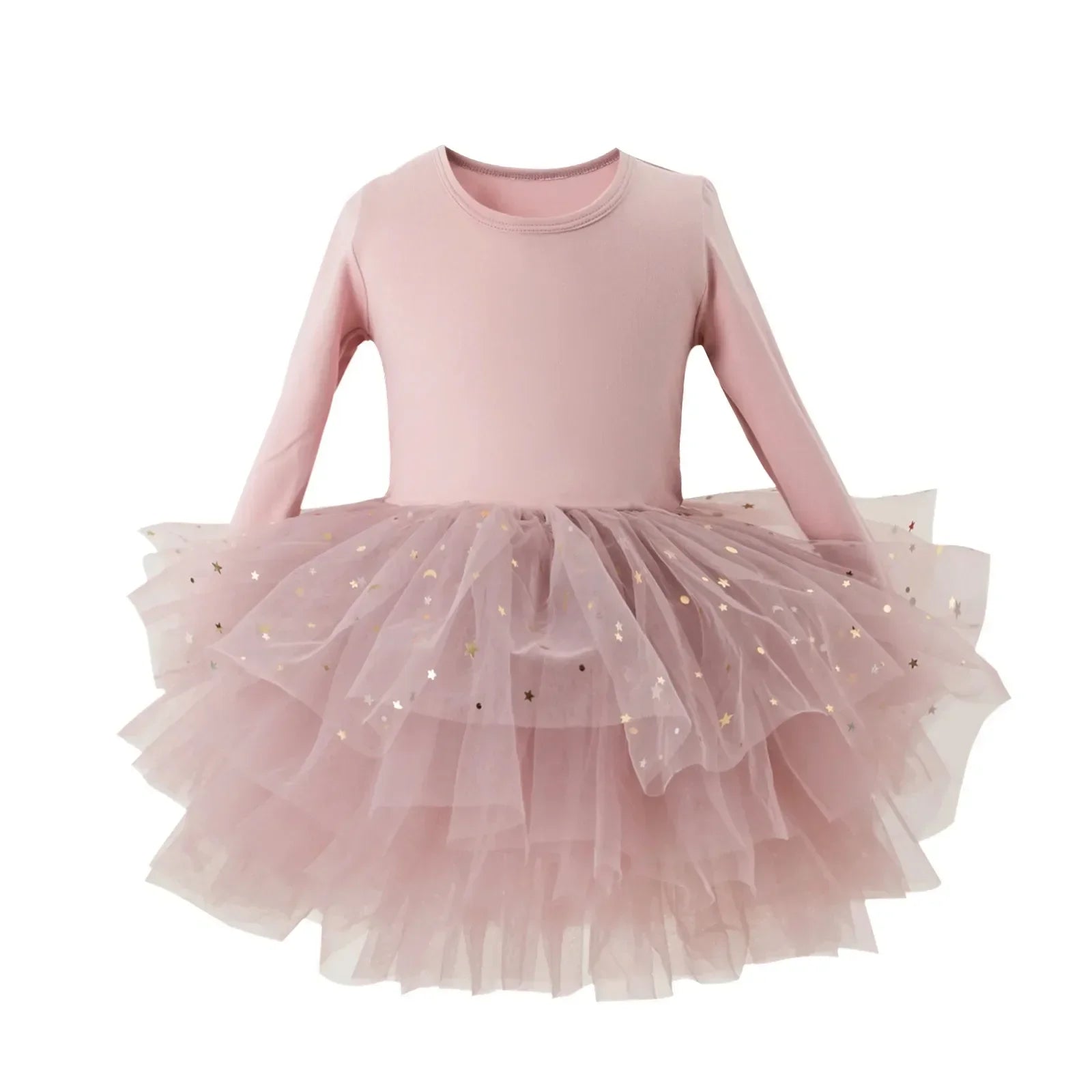 Tulle Puffy Tiered Long Tail Flower Girl Dresses For Wedding Party