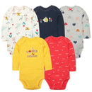Baby Cartoon Printed Long Sleeve Cotton Jumpsuit