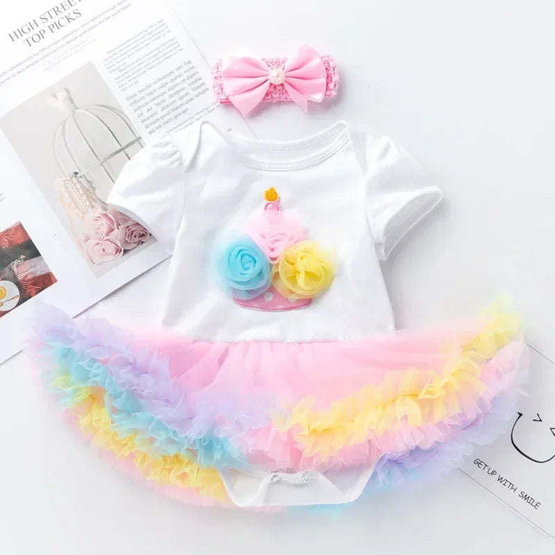 Baby Girl Tutu Romper Birthday/Party Dress