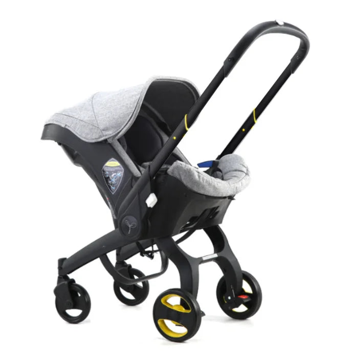 Lightweight and Foldable 4-in-1 Baby Stroller, Car Seat Compatible childrensterritory