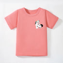Cute Cartoon Print Summer T-Shirts For Kids childrensterritory