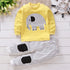 Kids Cartoon Print Casual Winter Clothing Set childrensterritory