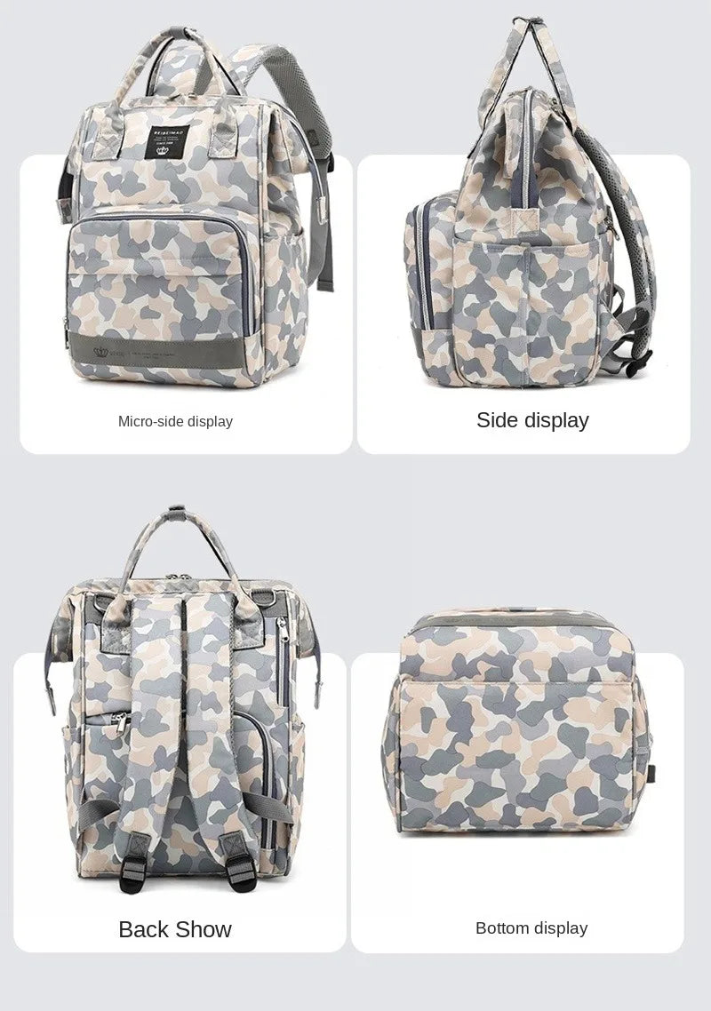 Multifunctional Baby Diaper Backpack With USB Port childrensterritory