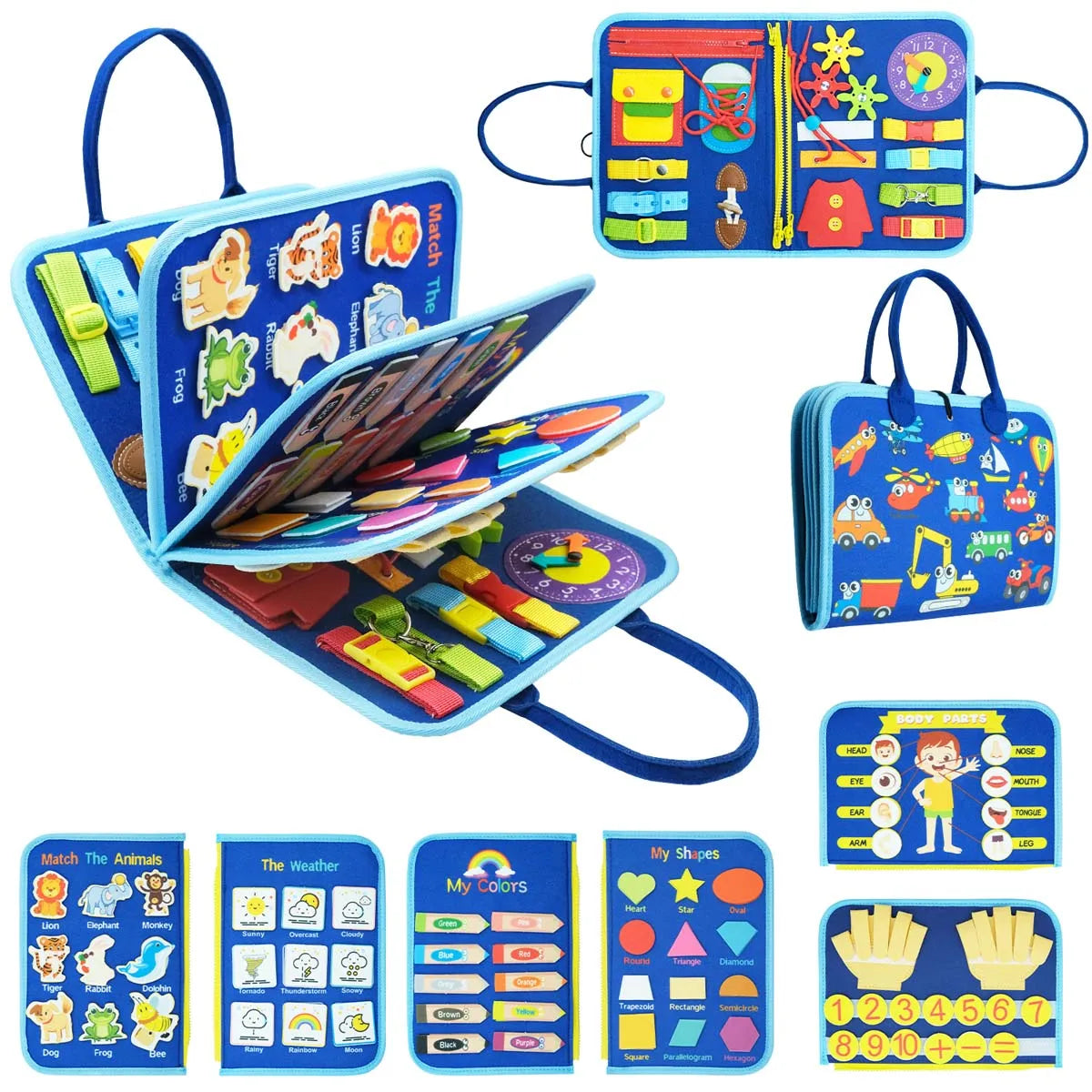Busy Board for Fine Motor Skills | Montessori Toys for Toddler childrensterritory