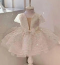 Baby/Kids Girls Luxury Scoop Neck Tulle Party Dresses childrensterritory