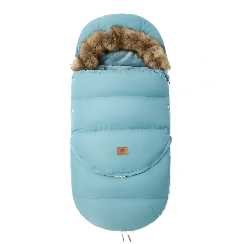 Warm and Thick Baby Stroller Footmuff for the Winter