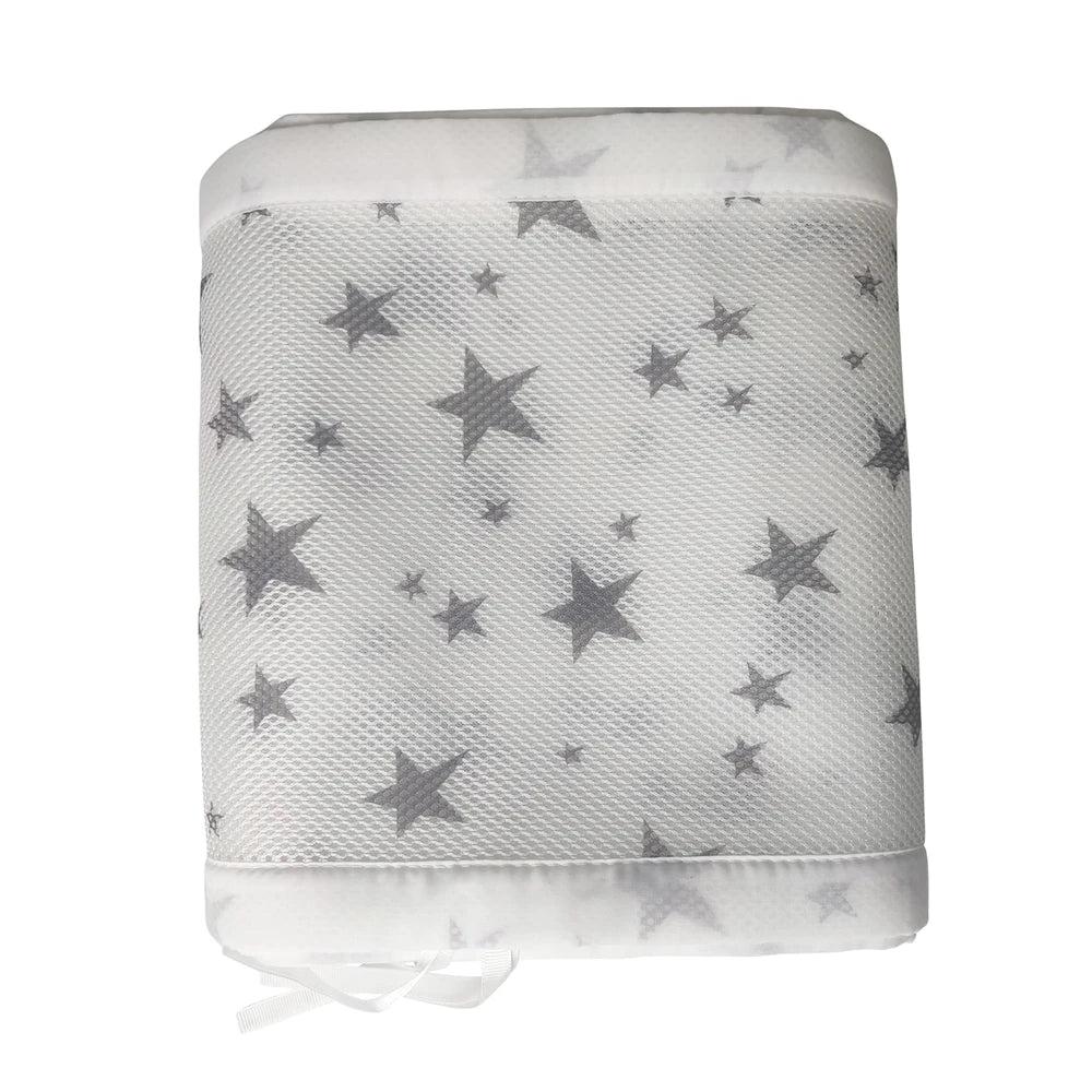 2pcs Breathable Baby Bed Bumper Cot Protector