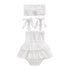 Baby Girl Hollow-Out Sling Bodysuits with Headband Set childrensterritory