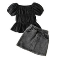 Kids Girl 2 Piece Floral Print Summer Fashion Outfits childrensterritory