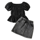 Kids Girl 2 Piece Floral Print Summer Fashion Outfits childrensterritory