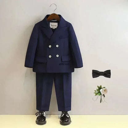 Kids Blazer Vest Pants Formal/Wedding Clothes Set