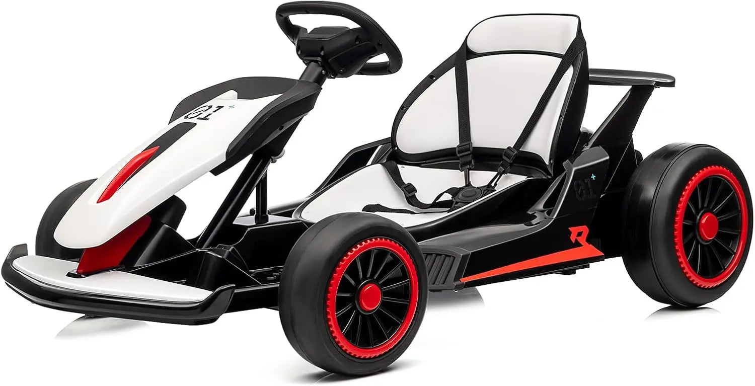 24V Electric Go Kart for Kids with Two 150W Motors 7Ah Battery