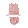 Pink and Blue Colored Brother and Sister Family Matching Outfits childrensterritory