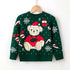Long-Sleeve Winter Sweater with Christmas Print childrensterritory
