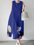 Casual Style Printed Summer Dresses for Girls