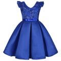 Beading Flower Design Wedding Party Tutu Dresses for Girls childrensterritory