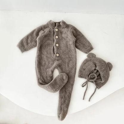Baby Warm Soft Romper with Hat for Winters childrensterritory