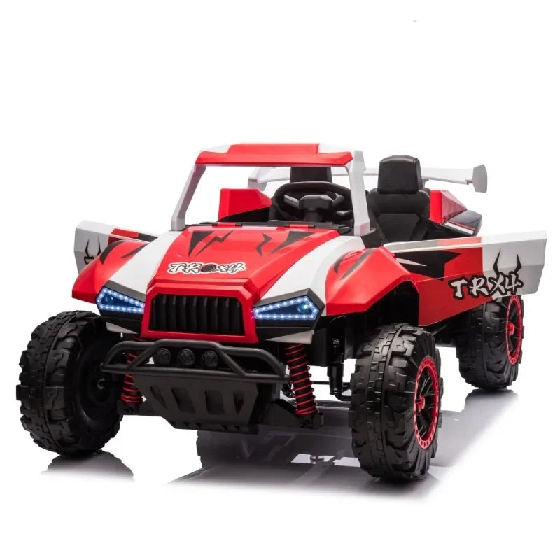 Kids 24V Two-seater Ride On Electric Car W/Parents Control childrensterritory