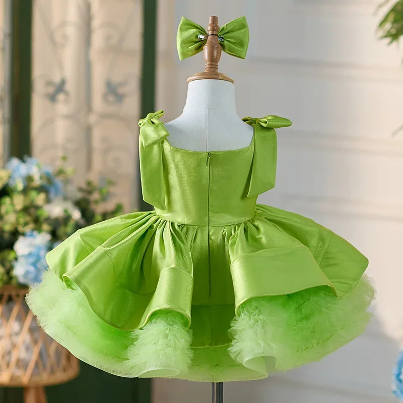Girls Tiered Skirt/Gowns Tutu Outfit First Communion Dresses