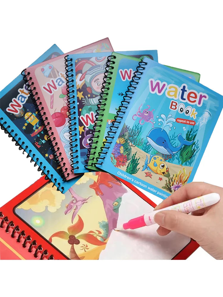 Kids Magic Water Coloring Books Toys for Birthday Gifts childrensterritory