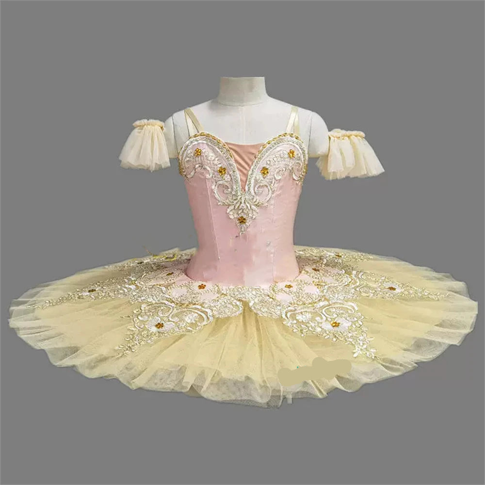 Young Girls Professional Princess Swan Lake Ballerina Costume
