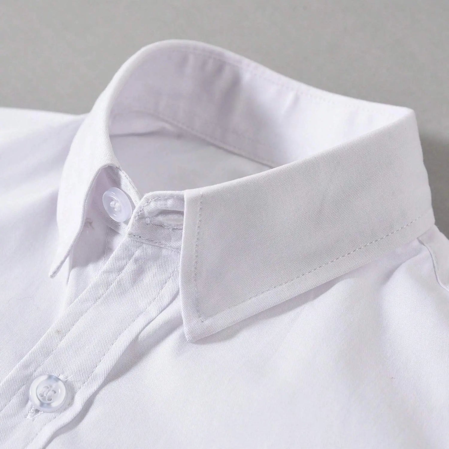 White Long Sleeve Unifrom Shirt for School Kids childrensterritory