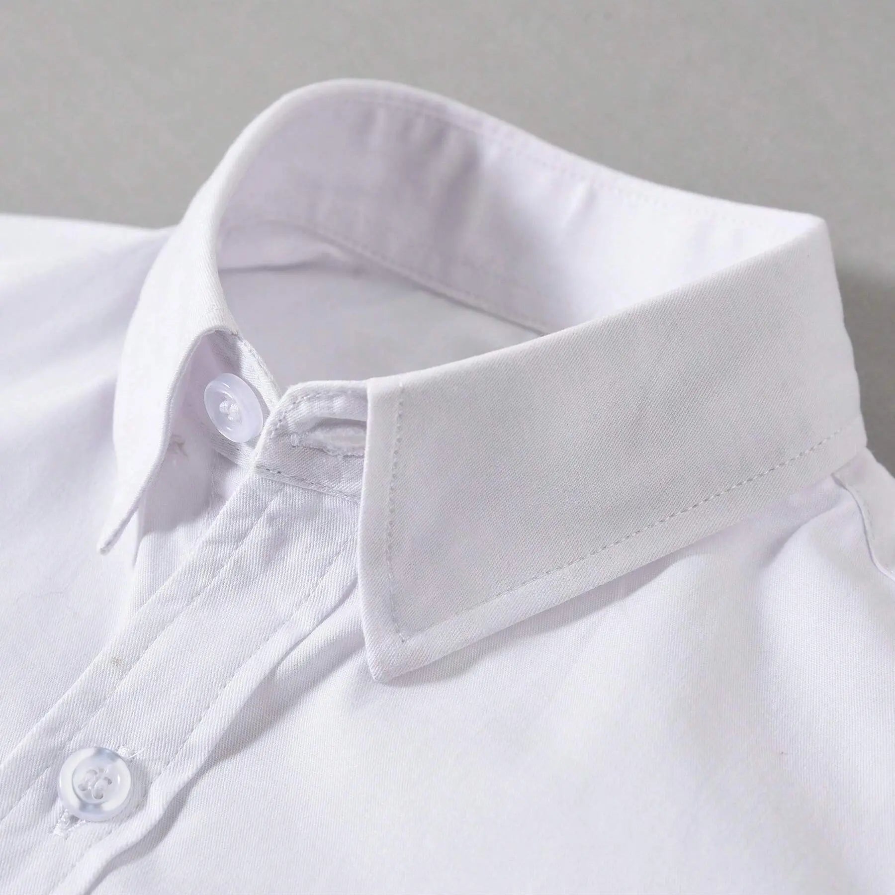 White Long Sleeve Unifrom Shirt for School Kids childrensterritory