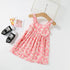 Kids Girls Floral Print Sling Princess Dresses for Summer childrensterritory