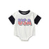 4th of July Letter Print Baby Bodysuit Set childrensterritory